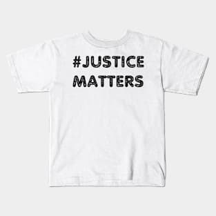 JUSTICE MATTERS Kids T-Shirt